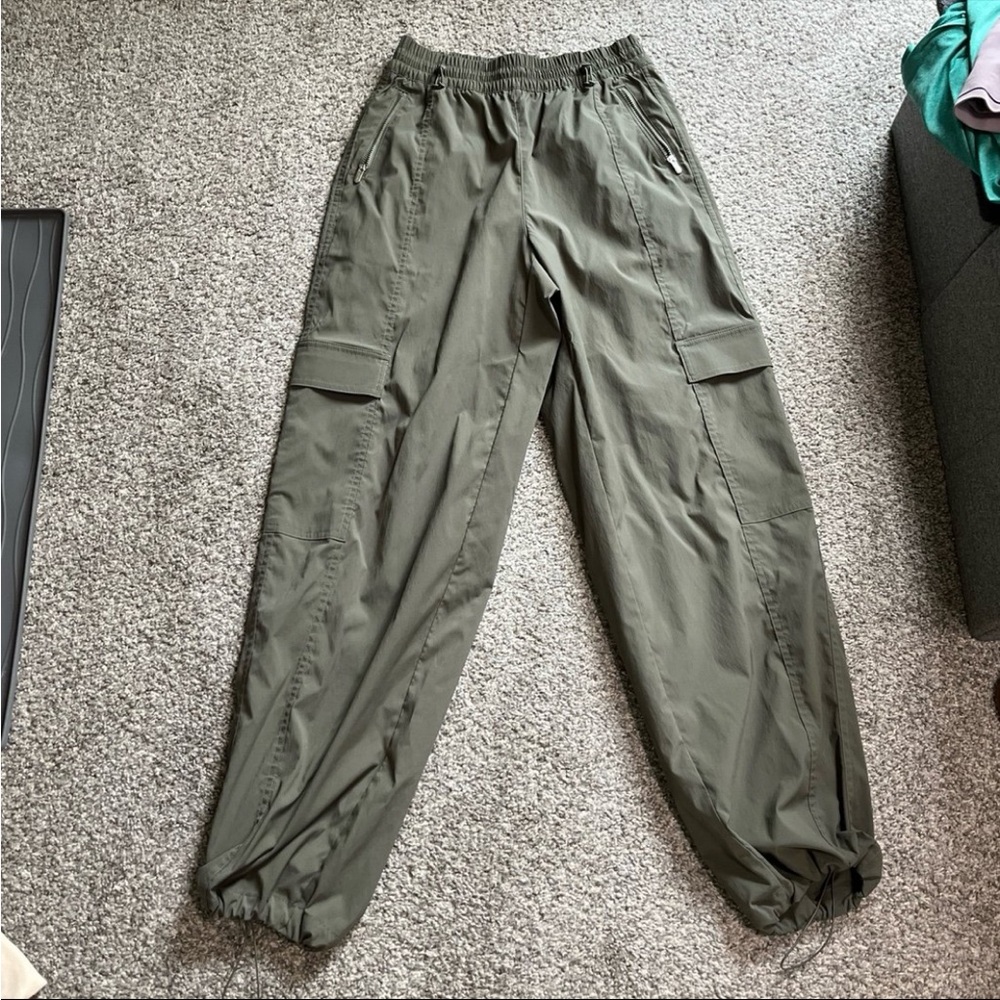 Athleta Olive Cargo Pants